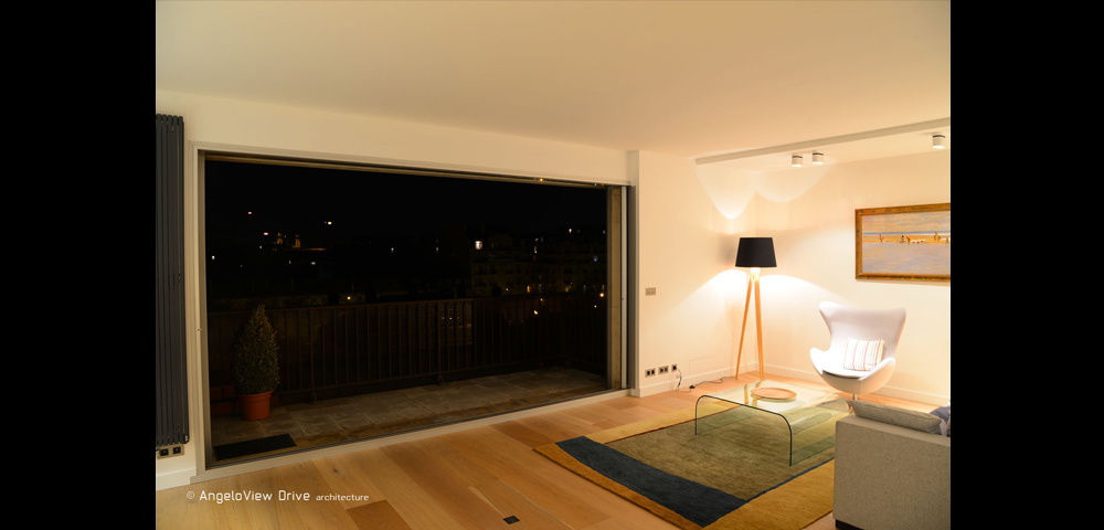 Rénovation d'un appartement haut de gamme à Paris : séjour